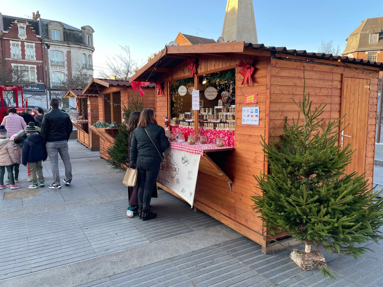 Notre stand au marché de Noël de La Chapelle-d'Armentières