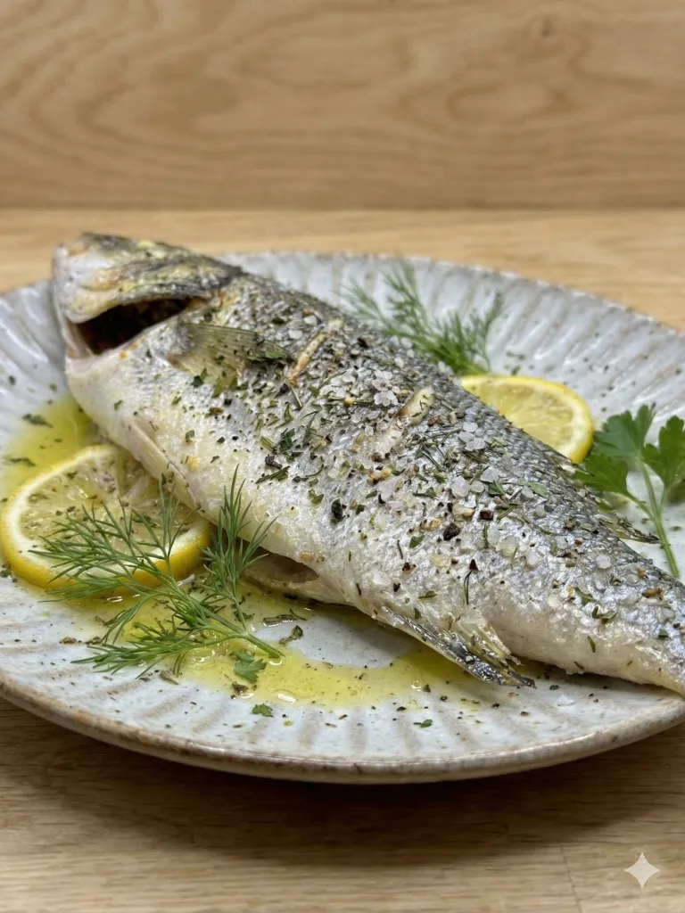 Mise en situation culinaire de Sel Poisson