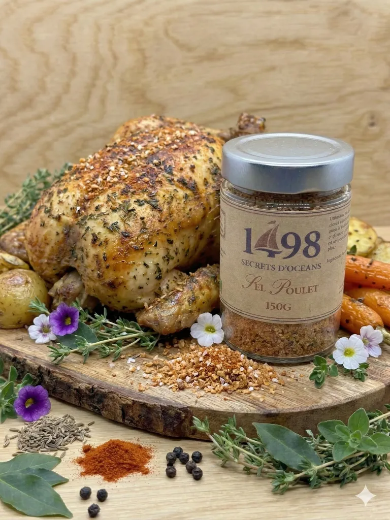 Mise en situation culinaire de Sel Poulet