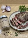 Mise en situation culinaire de Sel Steak