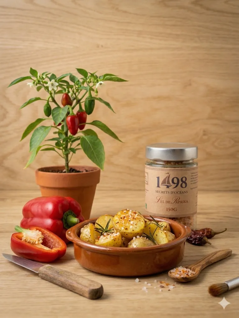 Mise en situation culinaire de Sel Paprika