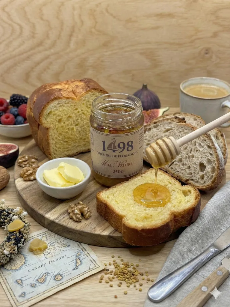 Mise en situation culinaire de Miel Naturel