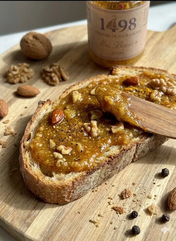 Mise en situation culinaire de Miel Boost +