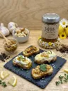 Mise en situation culinaire de Miel à l'Ail