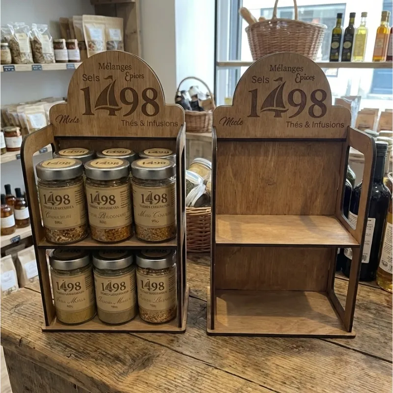 Présentoir 1498 à 12 pots, vide avant garnissage