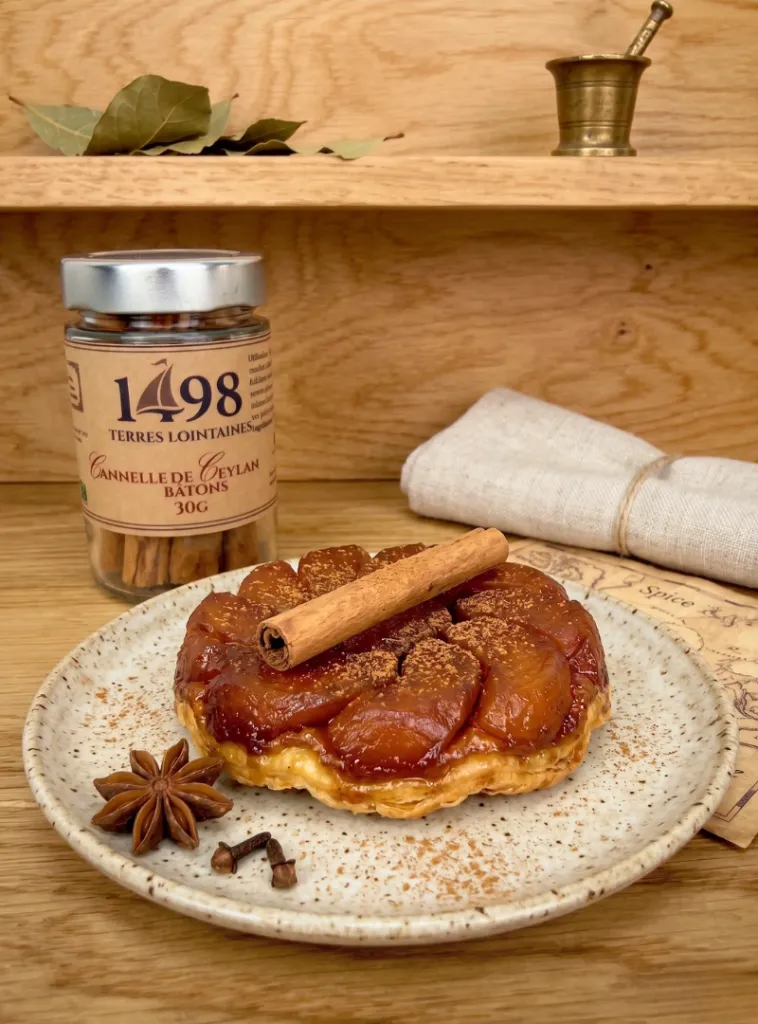 Mise en situation culinaire de Cannelle de Ceylan bâtons