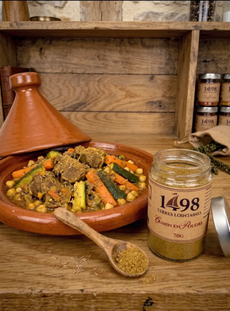 Mise en situation culinaire de Cumin