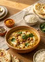 Mise en situation culinaire de Curry