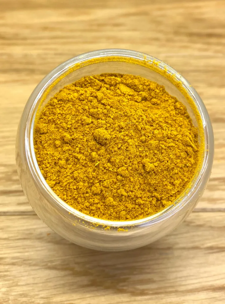 Gros plan sur Curry épicé