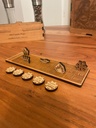 Jetons et pions en bois