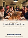 Fous rires au repas de Noël autour du coffret