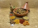 Mise en situation culinaire de Mélange Tajine