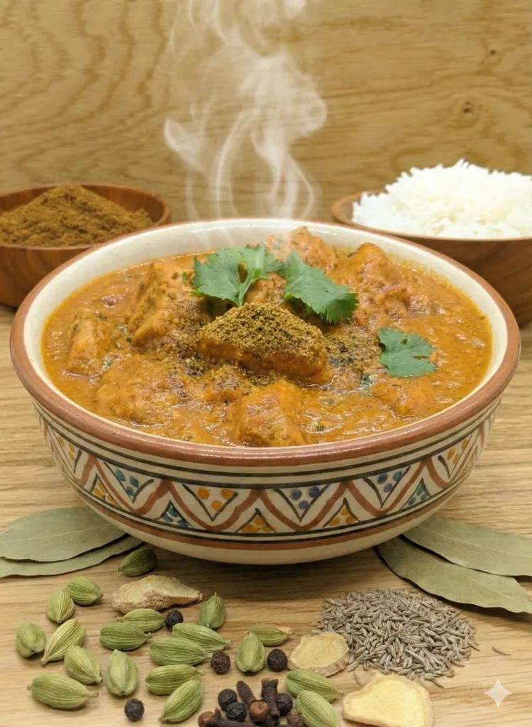 Mise en situation culinaire de Garam Masala