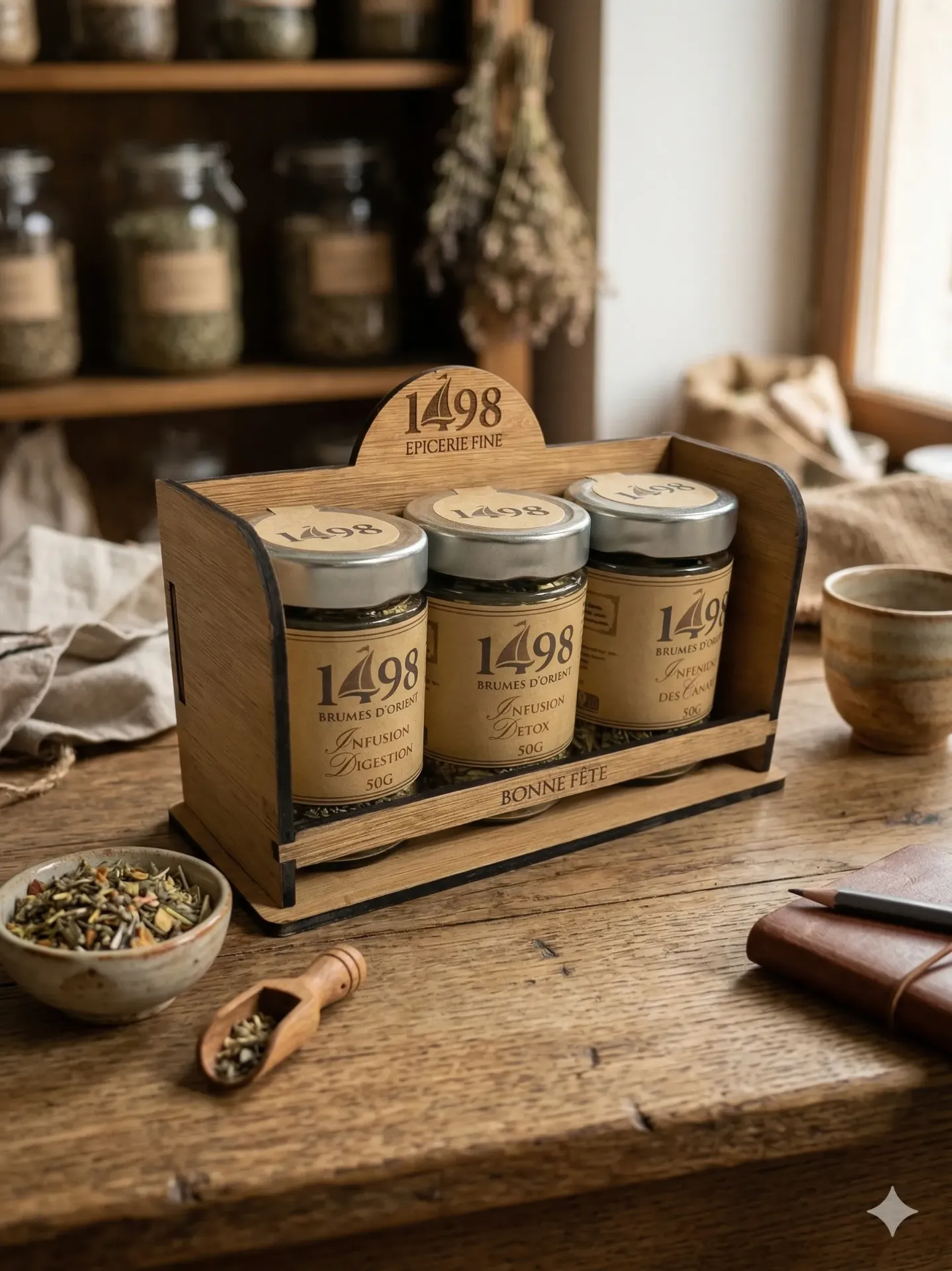 Kit Trio 1498 : L'Écrin Cadeau Sur-Mesure