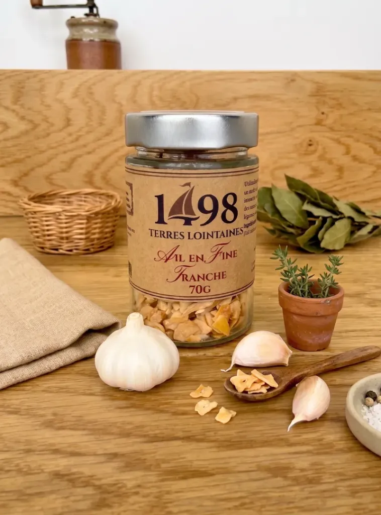 Ail en fine tranche